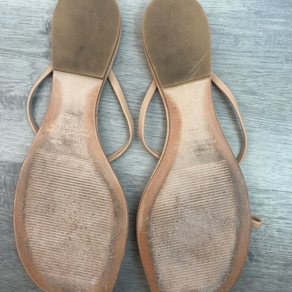 Jeffrey Campbell Pacifico Nude/Beige Leather slide sandal size 8/39 - Picture 5 of 5